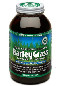Microrganics Green Nutritionals 100% Australian Organic Barleygrass 200g
