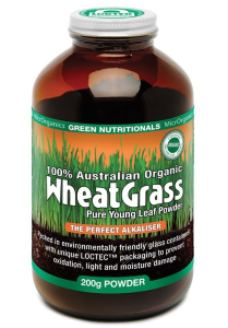 Microrganics Green Nutritionals 100% Australian Organic Wheatgrass 200g