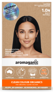 Aromaganic Clean Colour Organics Hair Colour 1.0N Black Natural
