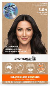 Aromaganic Clean Colour Organics Hair Colour 3.0N Dark Brown Natural