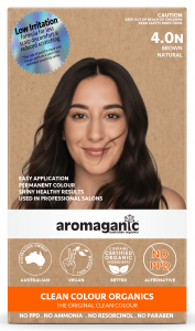 Aromaganic Clean Colour Organics Hair Colour 4.0N Brown Natural