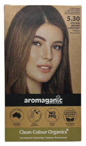 Aromaganic Organic Based Hair Colour 5.30 Golden Brown Chestnut