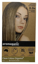 Aromaganic Organic Based Hair Colour 8.0N Light Blonde - Natural