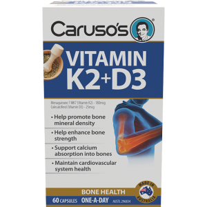 Caruso's Vitamin K2+D3 60 Capsules