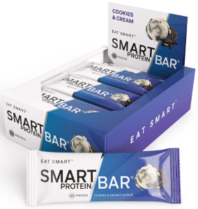 Smart Protein Bar Cookies & Cream 60g Box of 12