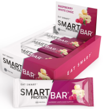 Smart Protein Bar Raspberry White Chocolate 60g Box of 12