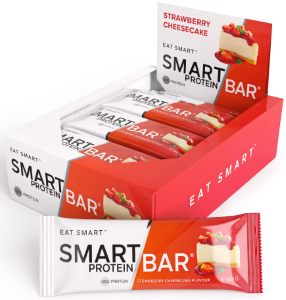 Smart Protein Bar Strawberry Cheesecake 60g Box of 12