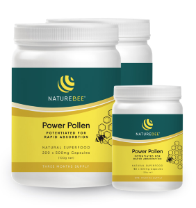 Nature Bee Power Pollen 400 Capsules (6 Months Supply) + 60 Capsules (1 Month)