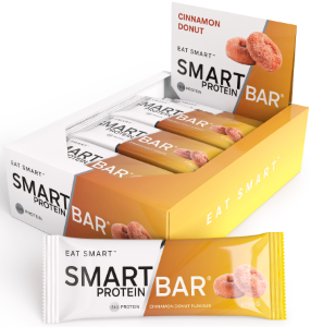 Smart Protein Bar Cinnamon Donut 60g Box of 12