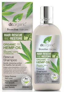 Dr Organic Hemp Oil Hair Rescue & Restore Shampoo 265mL
