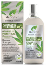 Dr Organic Hemp Oil Hair Rescue & Restore Shampoo 265mL