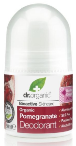 Dr Organic Pomegranate Roll-on Deodorant 50mL