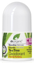 Dr Organic Tea Tree Roll-on Deodorant 50mL 