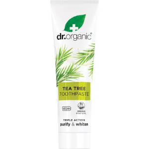 Dr Organic Tea Tree Toothpaste (Purify & Whiten) 100mL