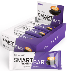 Smart Protein Bar Latte 60g Box of 12