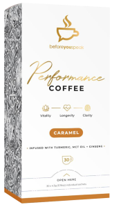 Before You Speak PERFORMANCE Coffee 30 Sachets Caramel