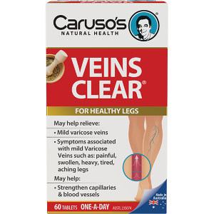 Caruso's Veins Clear 60 Tablets | DAMAGED BOX