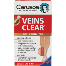 Caruso's Veins Clear 60 Tablets | DAMAGED BOX