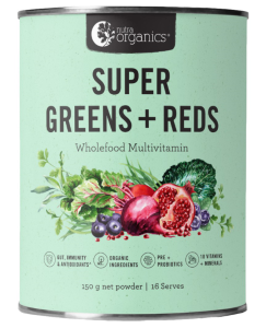 Nutra Organics Super Greens + Reds 150g